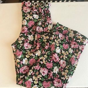 WAYF Floral Wideleg Pant